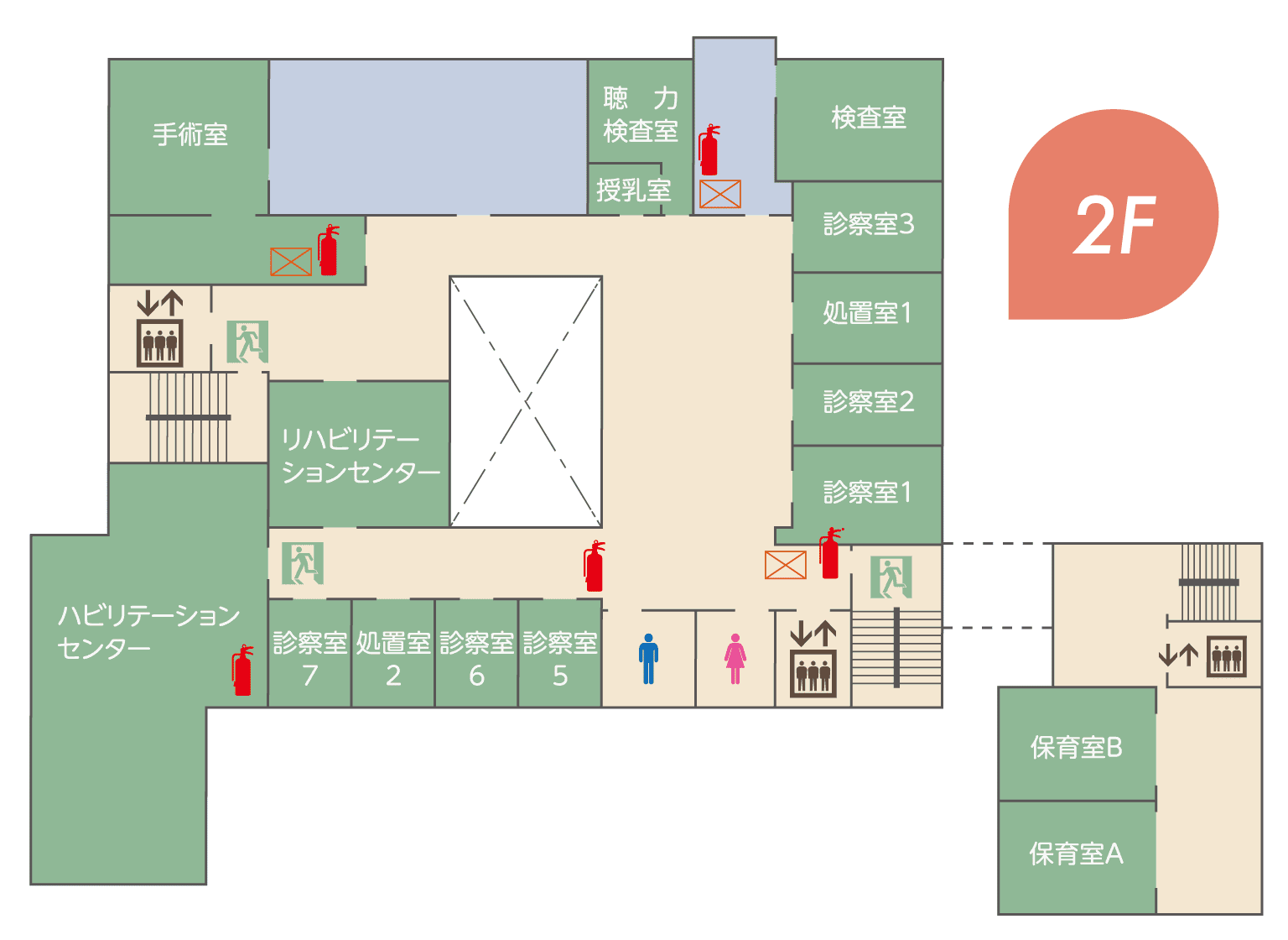 2Fフロアマップ