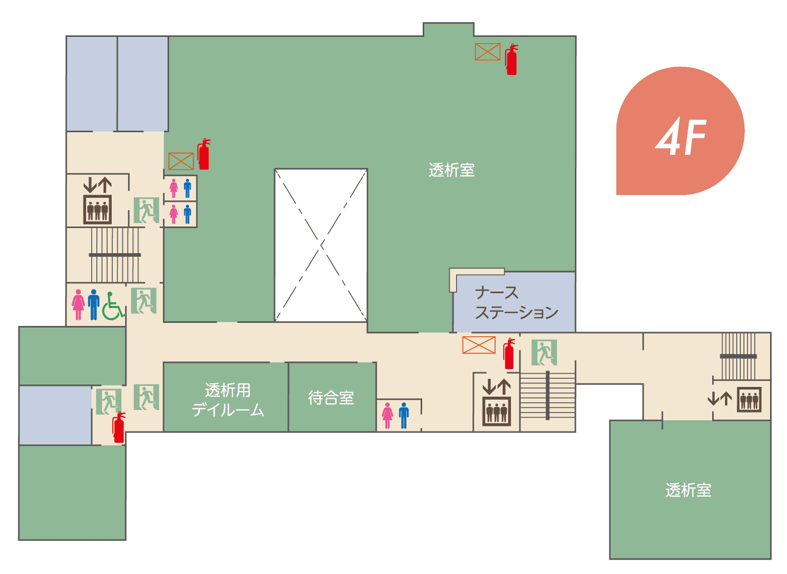 4Fフロアマップ