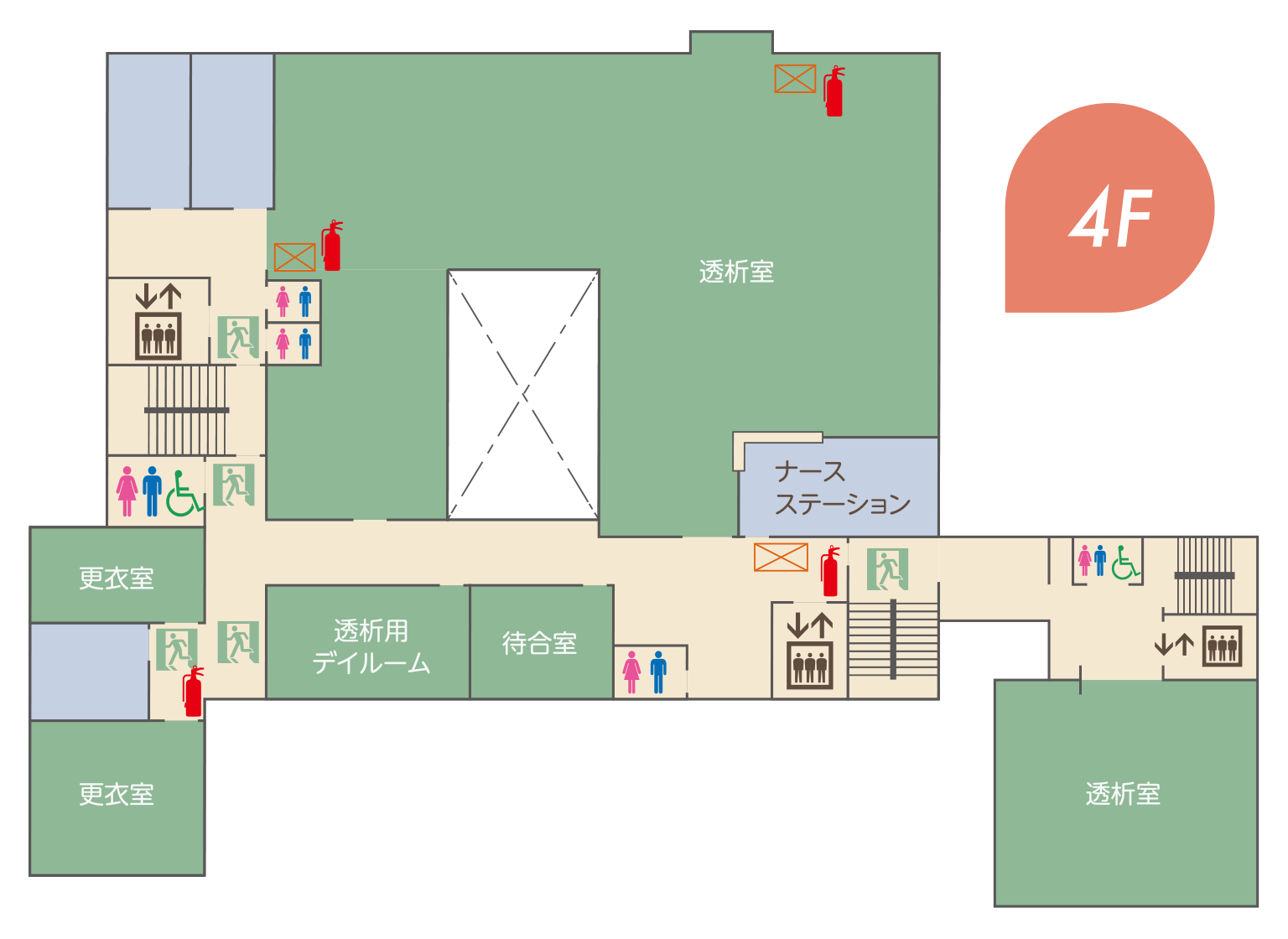 4Fフロアマップ