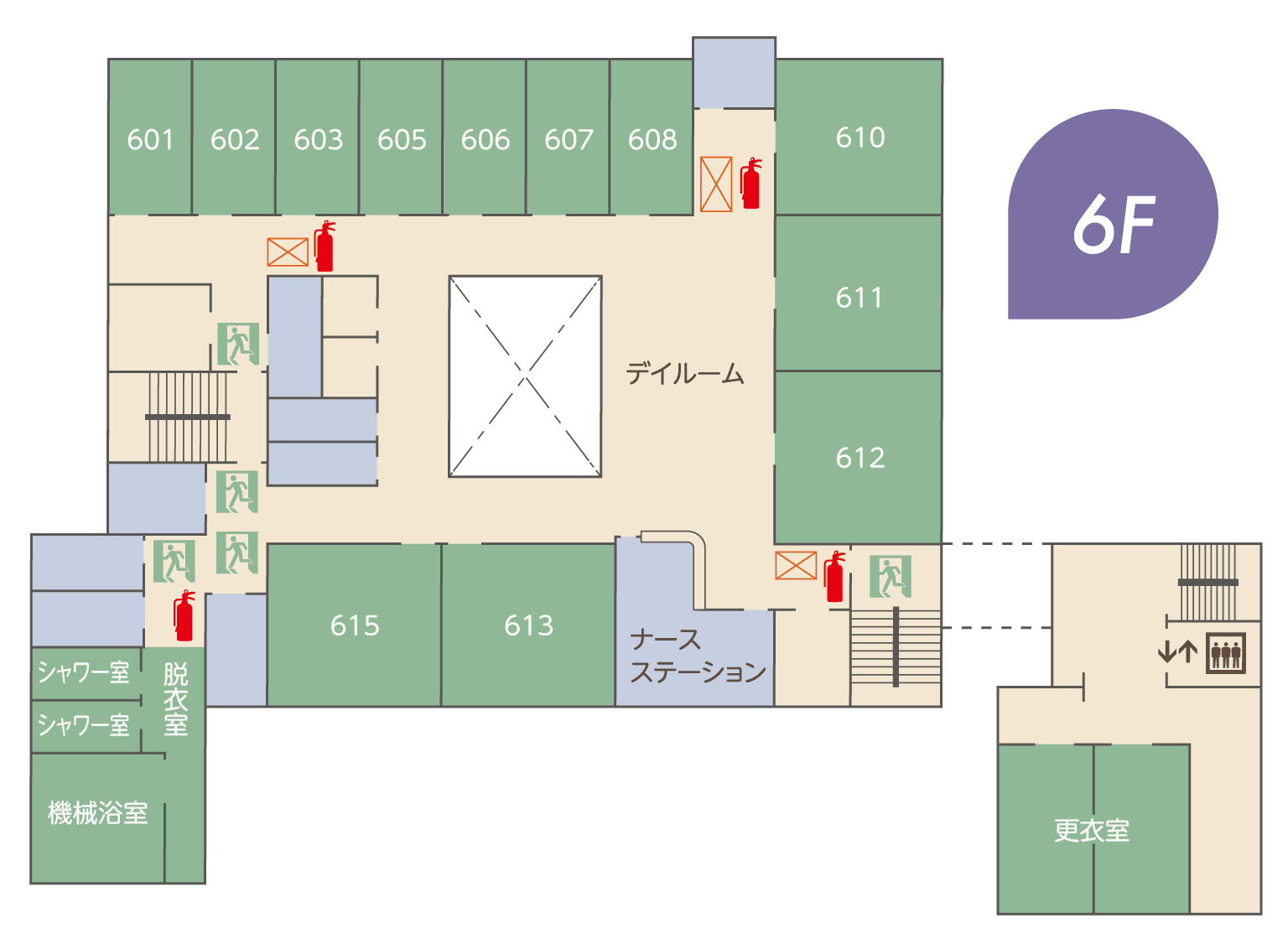 6Fフロアマップ